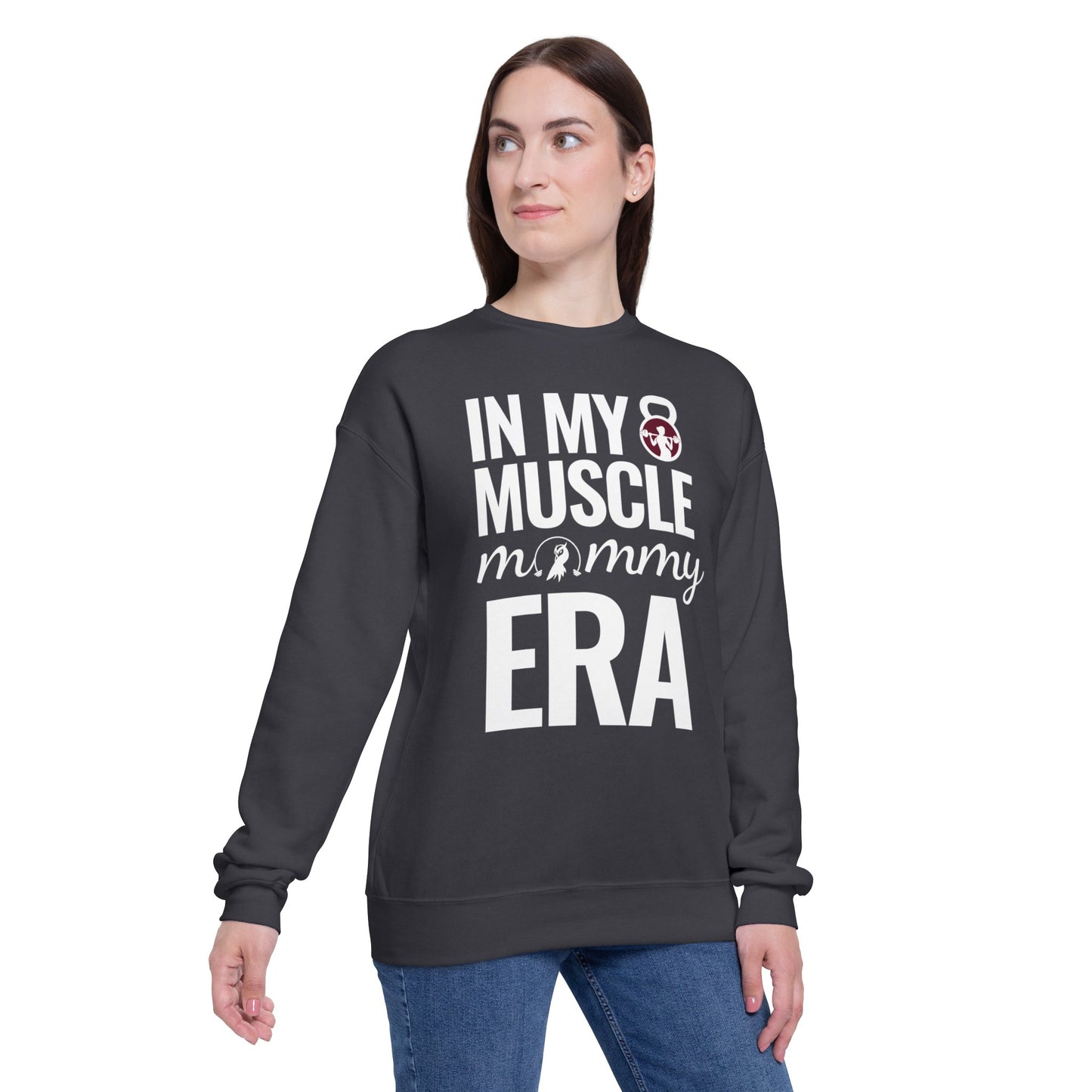 Muscle Mommy Era Unisex Drop Shoulder Sweatshirt