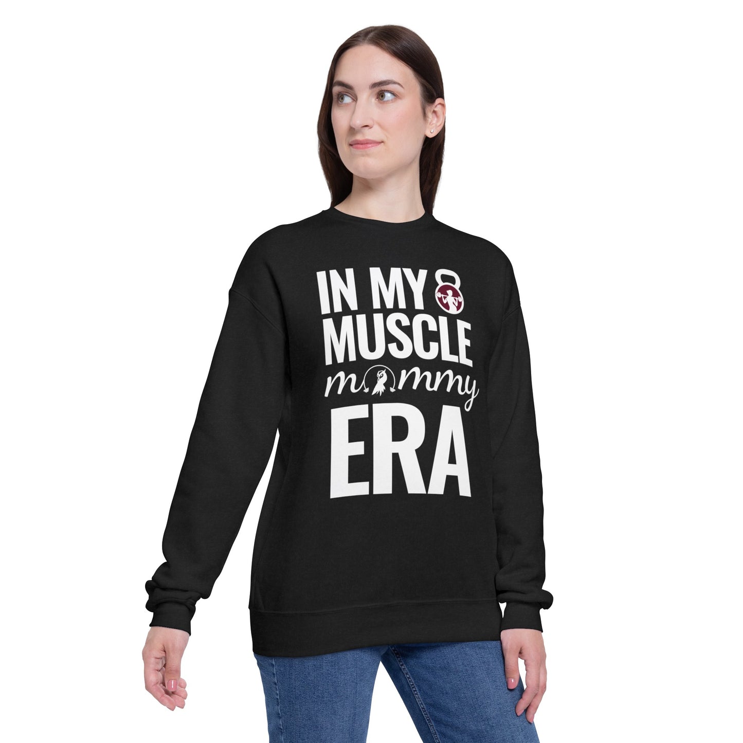 Muscle Mommy Era Unisex Drop Shoulder Sweatshirt